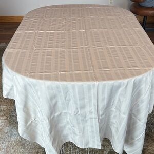 Elegant Taupe Tablecloth